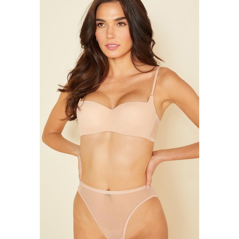 CosaBella Soire Confidence Demi Bra Light Copper Lace Underwire NWT 36B